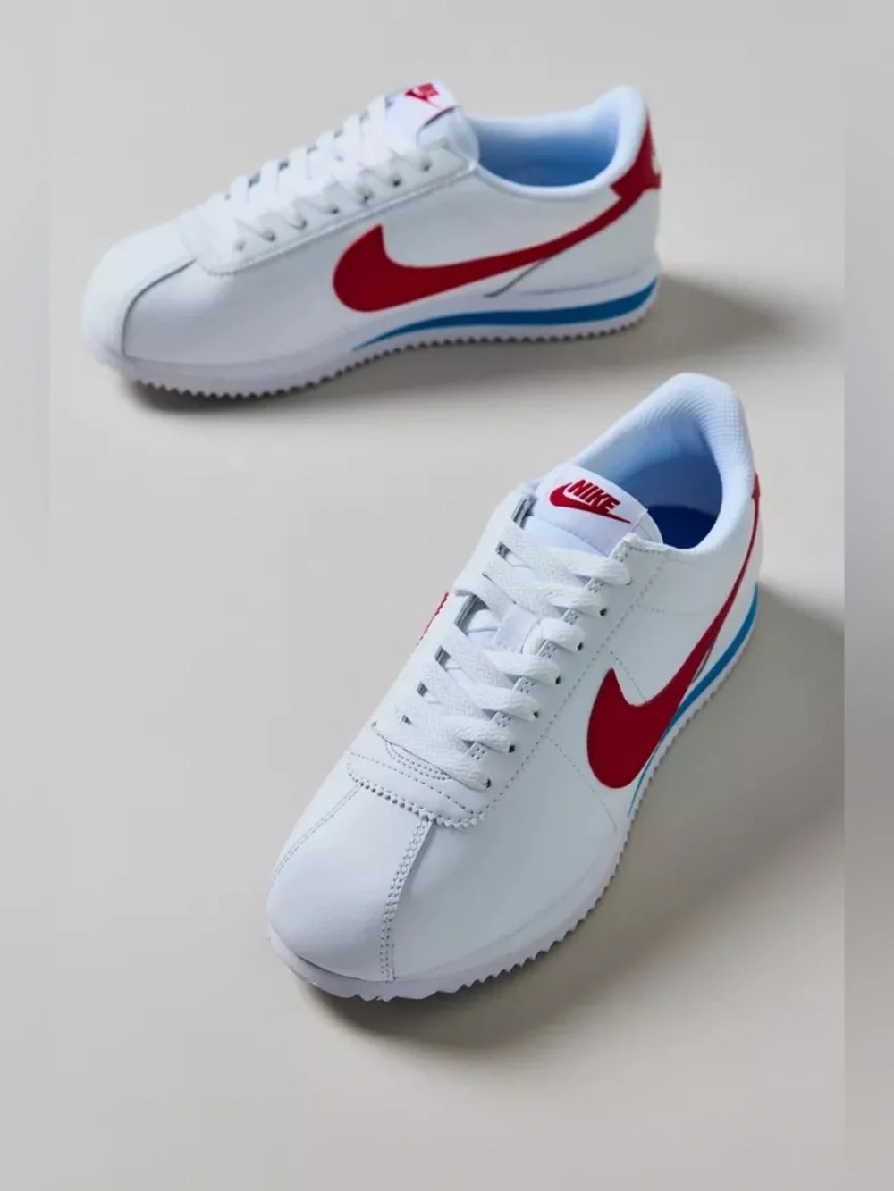 Nike Cortez SE Basic Leather OG Forrest Gump White Varsity Red 882254-164 10.5